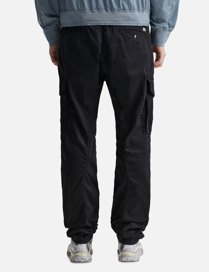 Stretch Sateen Cargo Lens Pants