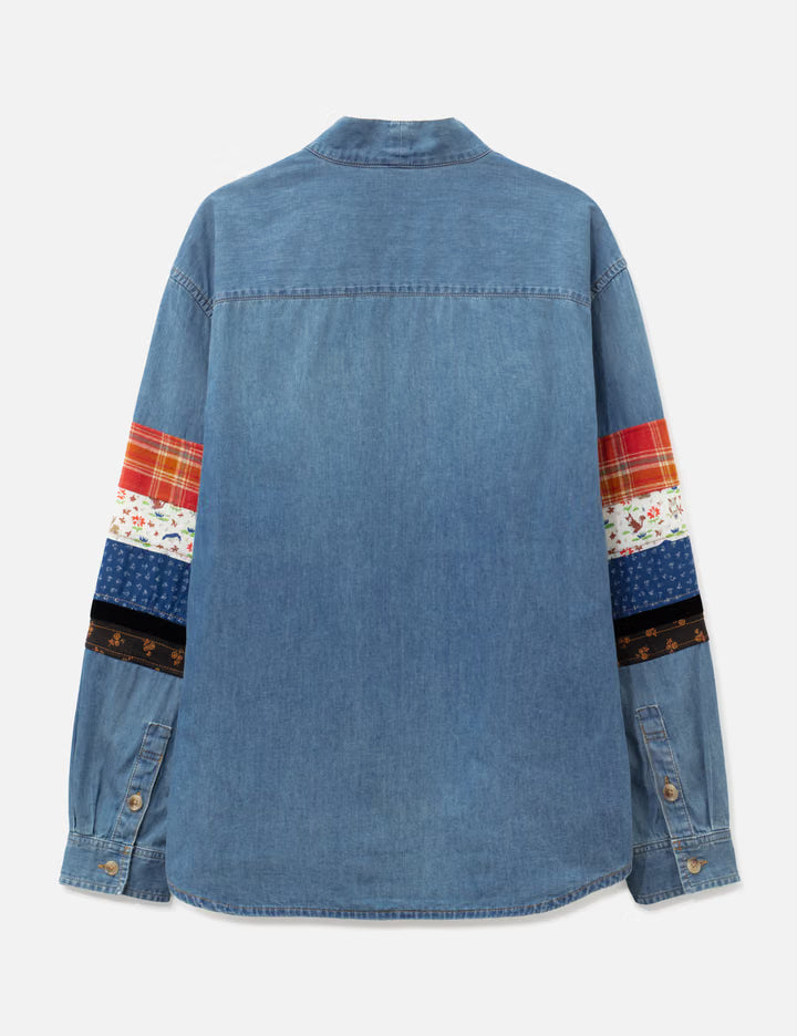 Patchwork Denim Overshirt