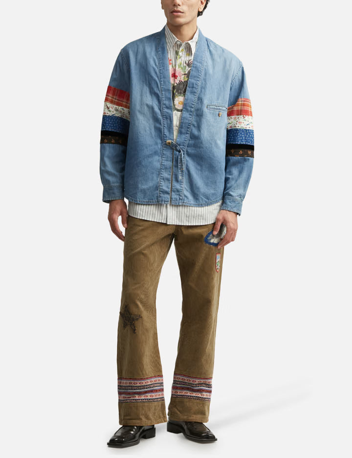 Patchwork Denim Overshirt