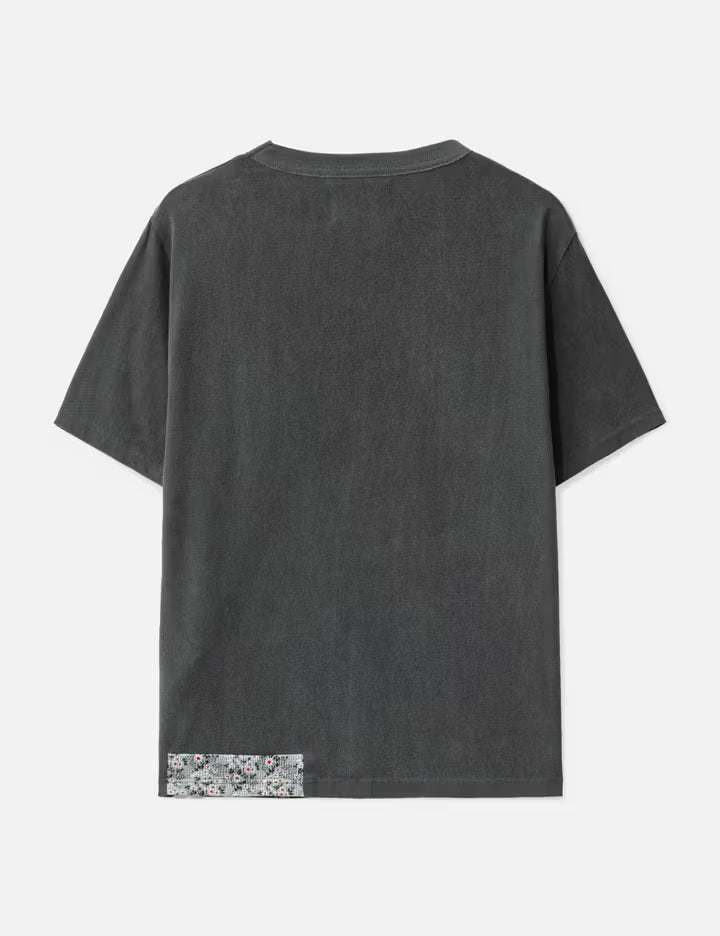 Patchwork Garment Dyed Tee Shirt