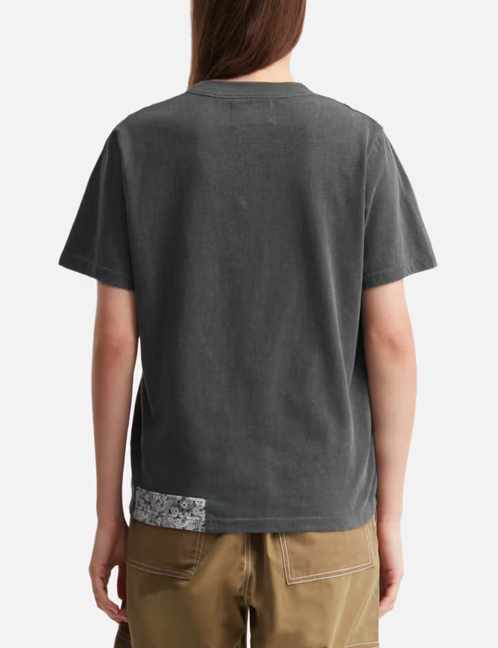 Patchwork Garment Dyed Tee Shirt