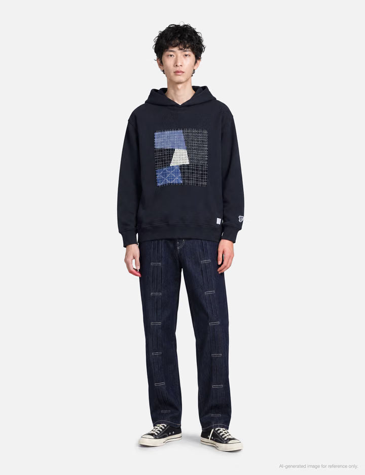 Patchwork Sweat Parka