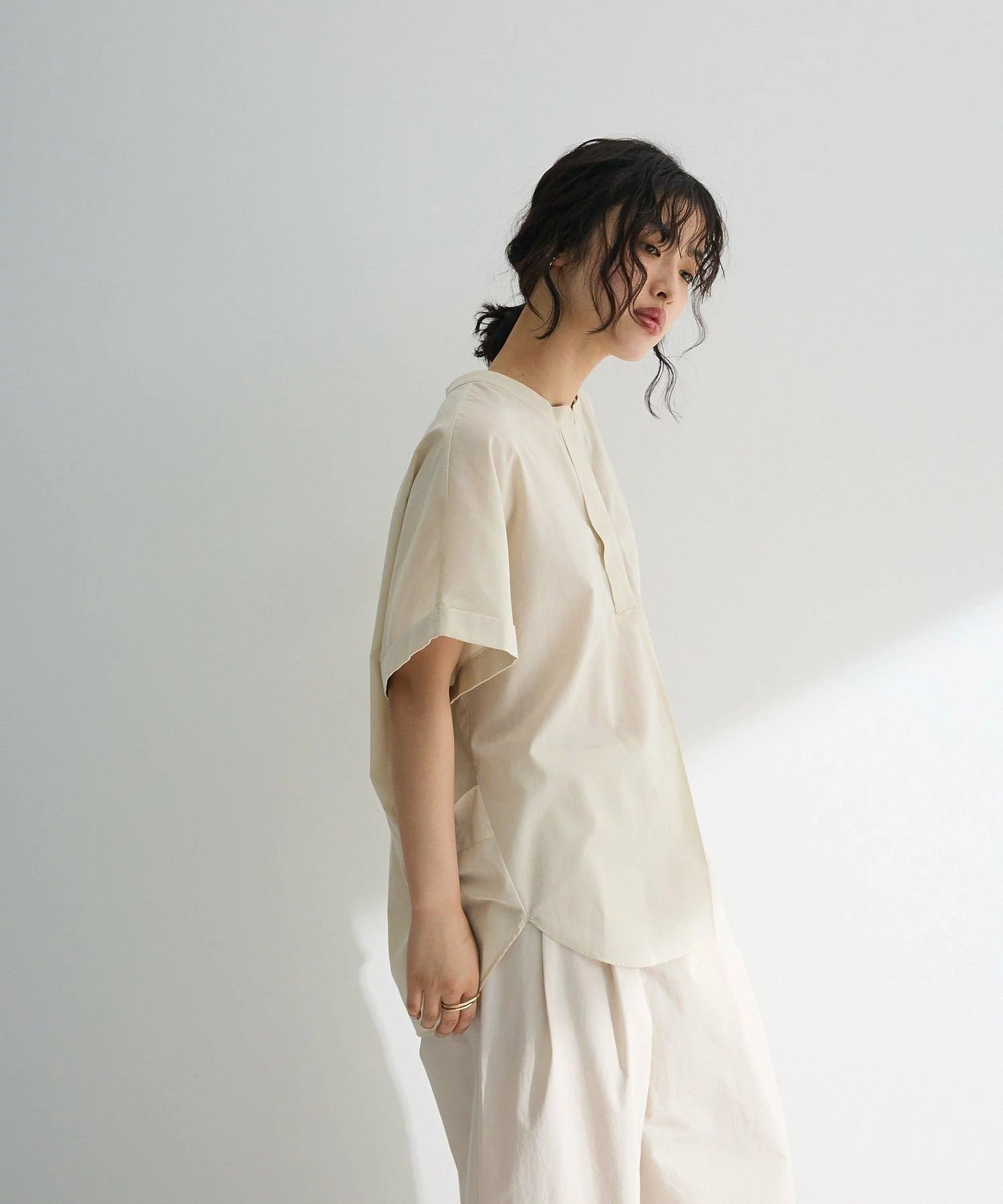 Emiko French Sleeve Skipper Shirt