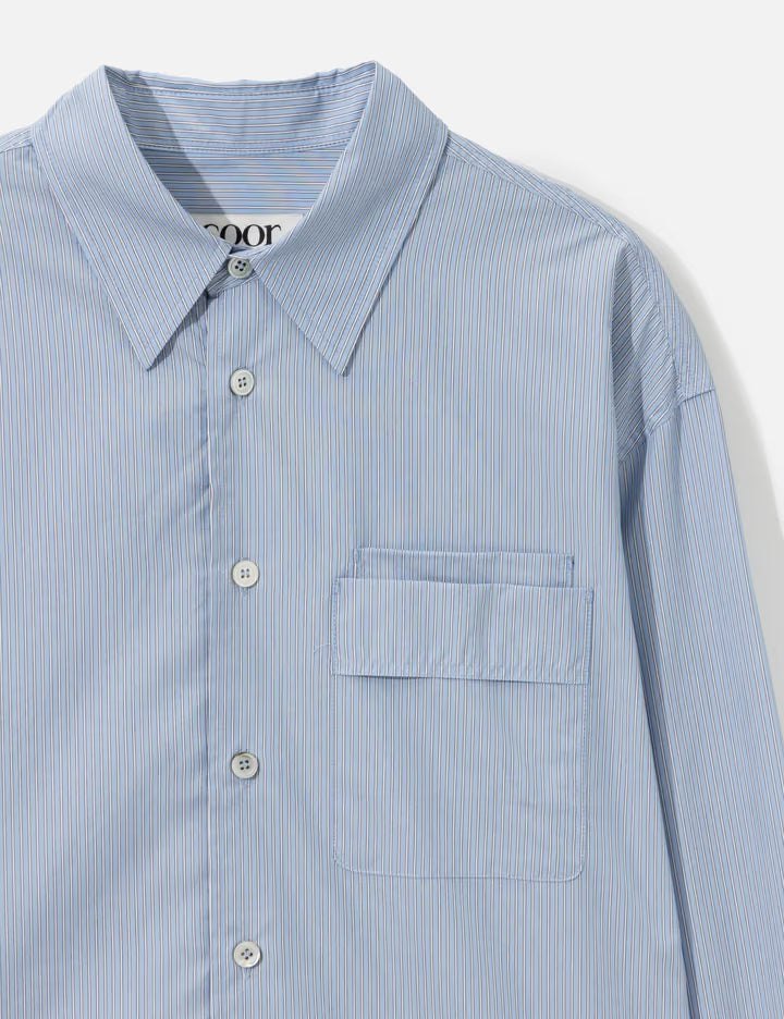 Pin Stripe Pointed Shirt