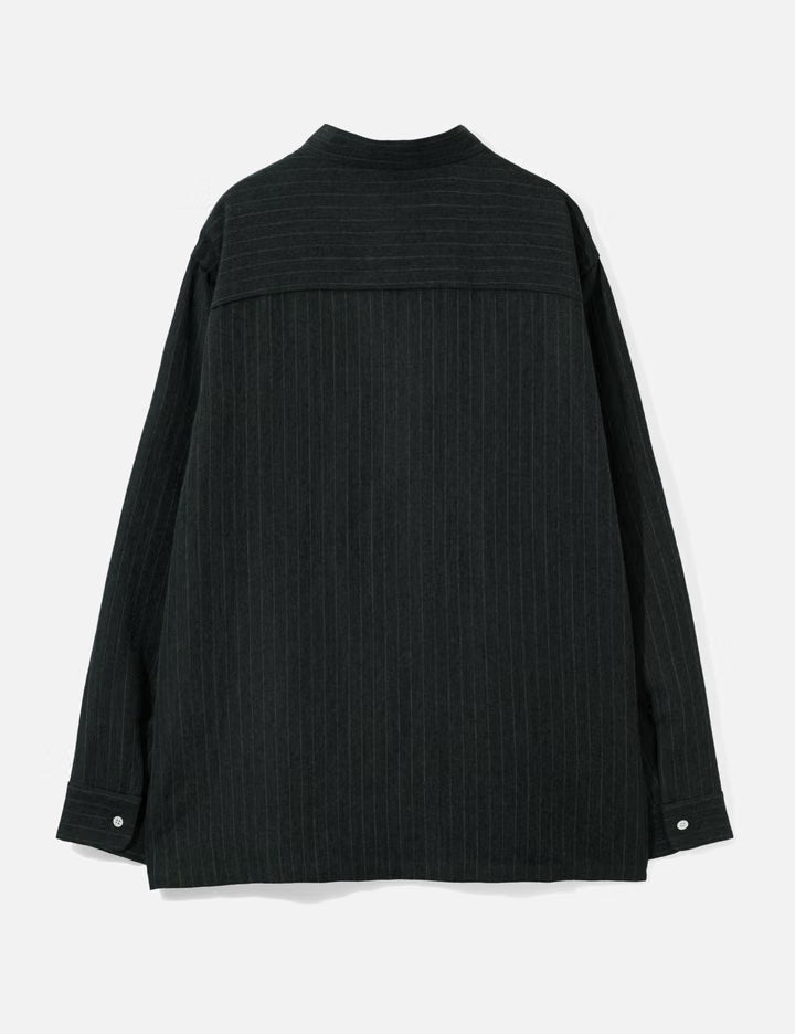 Pinstripe Double Button Shirt