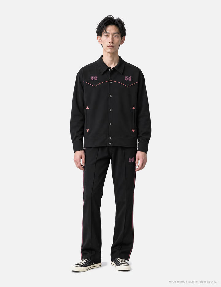 Piping Cowboy Jacket - Poly Double Cloth