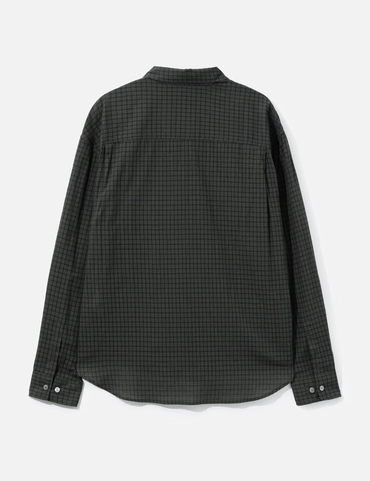 Plaid Seersucker Check Shirt