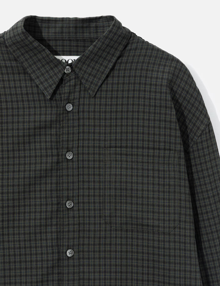 Plaid Seersucker Check Shirt