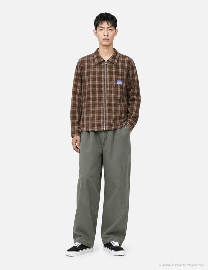 Plaid Zip Shirt