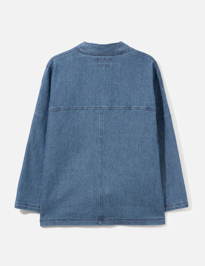 Pleats Cardigan 3YR Wash