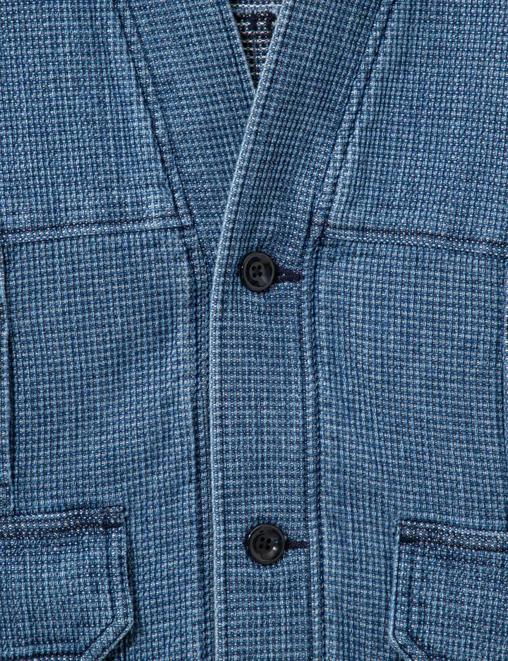 Pleats Cardigan 3YR Wash
