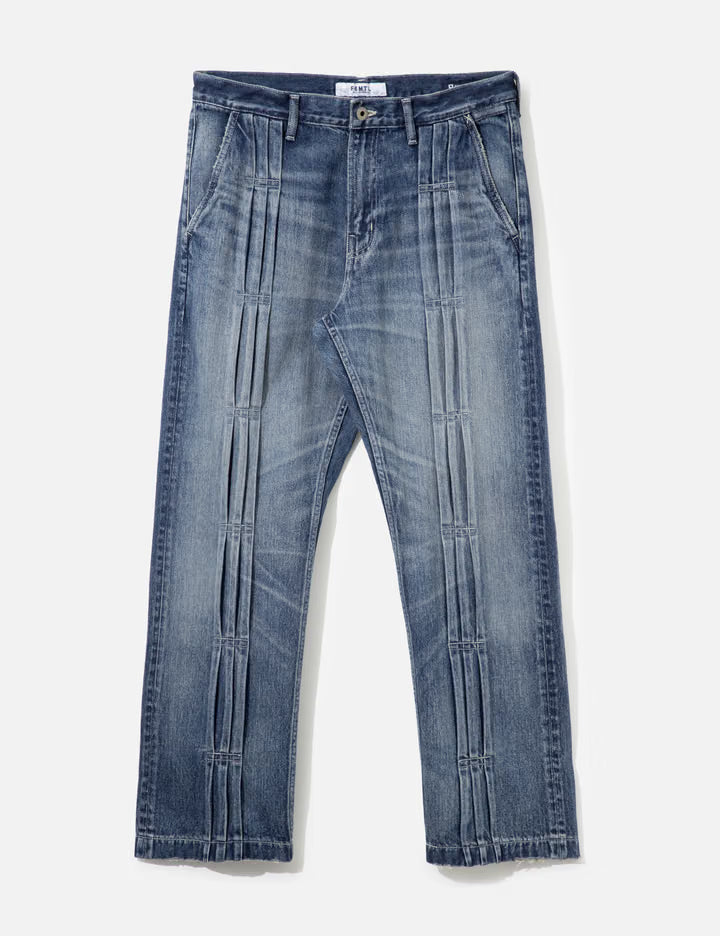 Pleats Denim Pants 3YR Wash