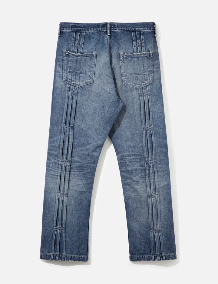 Pleats Denim Pants 3YR Wash
