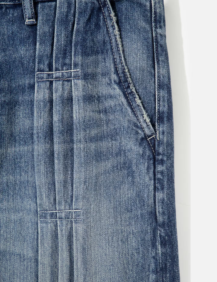 Pleats Denim Pants 3YR Wash