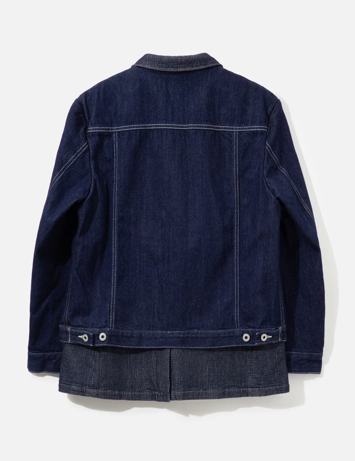 Pleats Lapel Jacket Rinse