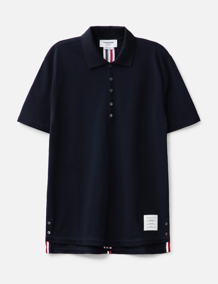 Center Back RWB-Stripe Polo Shirt