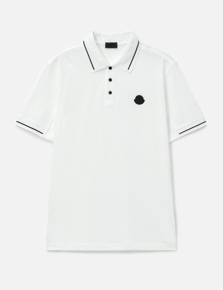 Logo Patch Cotton Polo Shirt