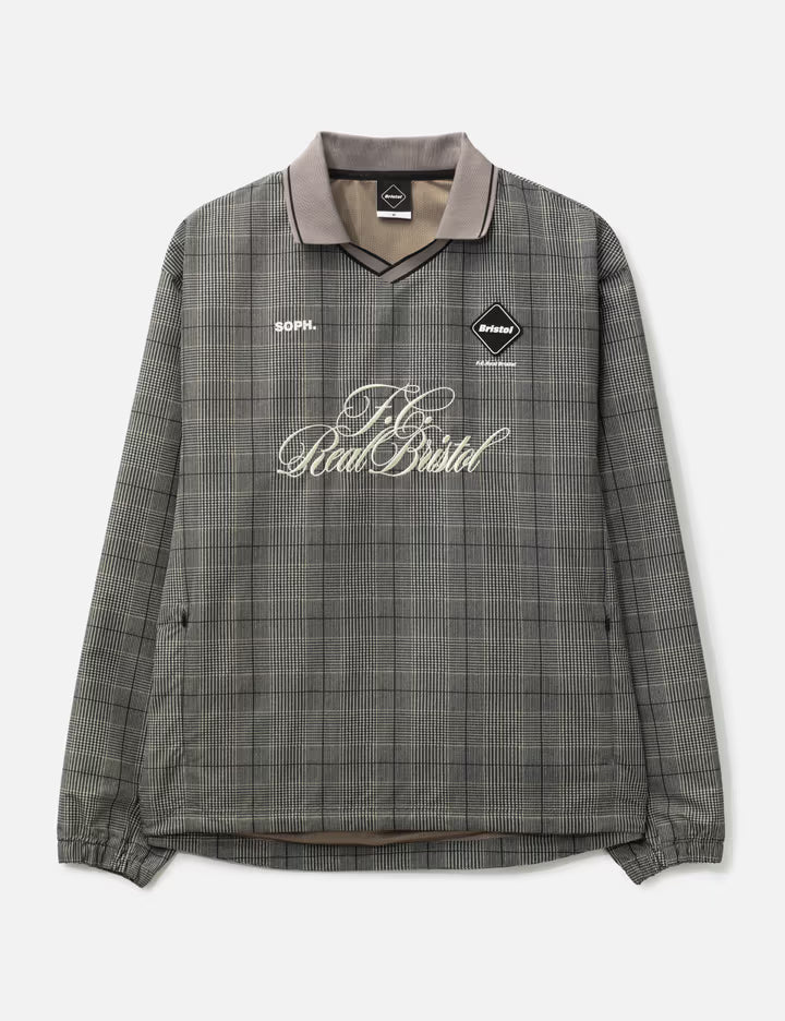 Plaid Practice Polo Collar Piste