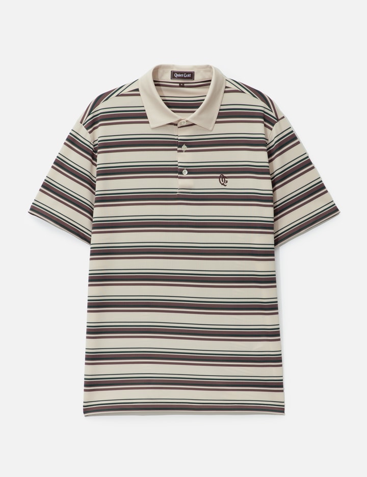 Monogram Striped Polo