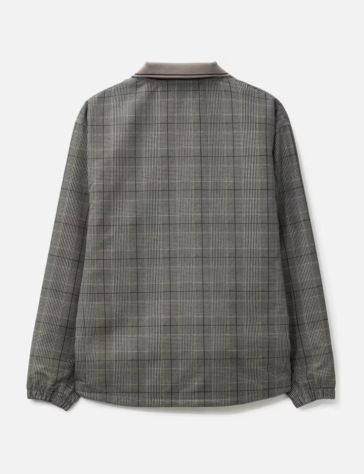 Plaid Practice Polo Collar Piste