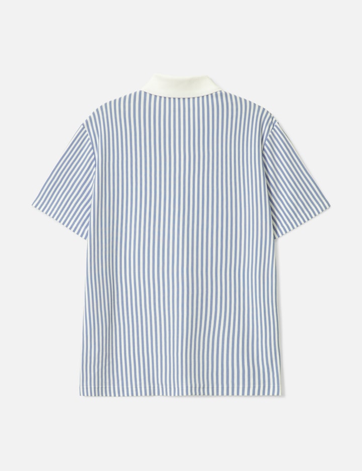 Men's Thermo-Regulating Striped Golf Polo