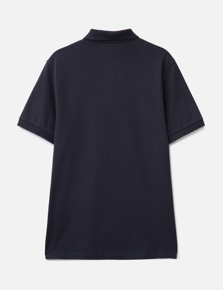 Short-sleeve Polo Shirt With Compass Patch