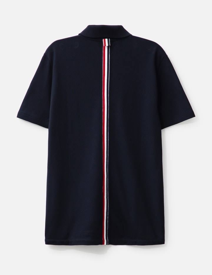 Center Back RWB-Stripe Polo Shirt