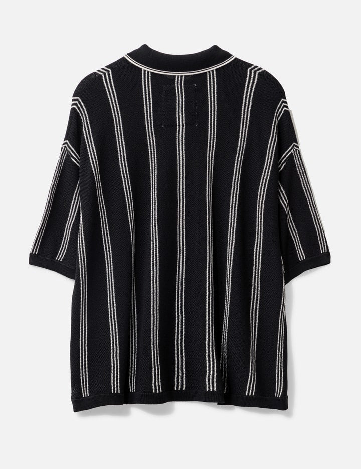 Stripe Knit Polo