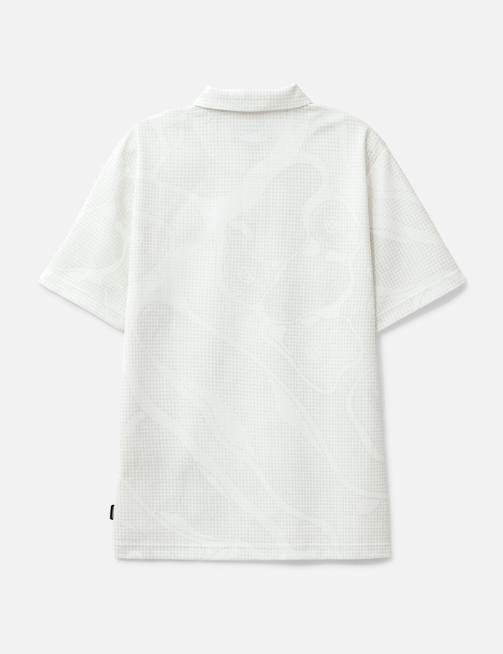 NH x Malbon Golf . Course Camo Pattern Polo Short Sleeve