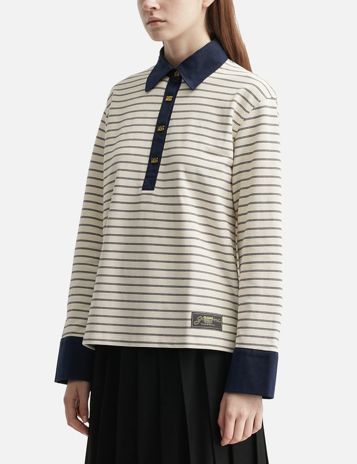 Striped Cotton Polo