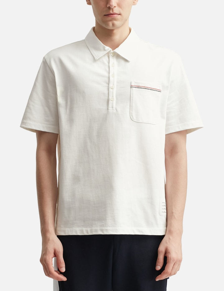 Embroidered RWB Pocket Polo