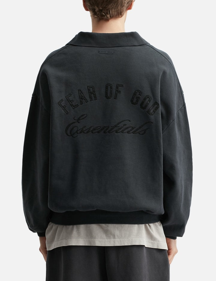 Embroidered Classic Polo Sweatshirt