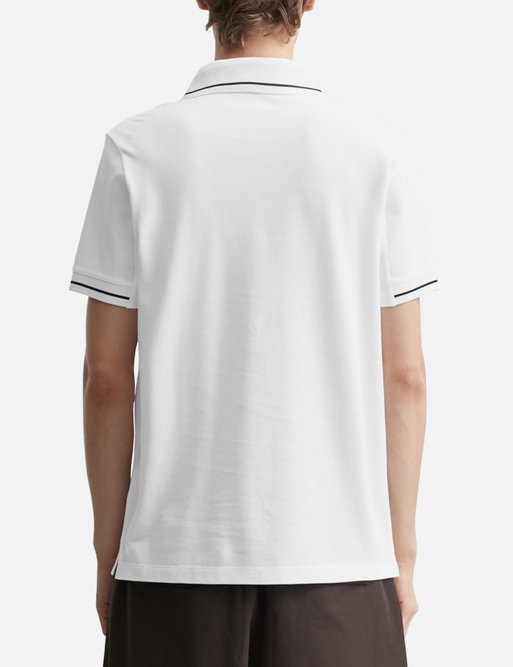 Logo Patch Cotton Polo Shirt