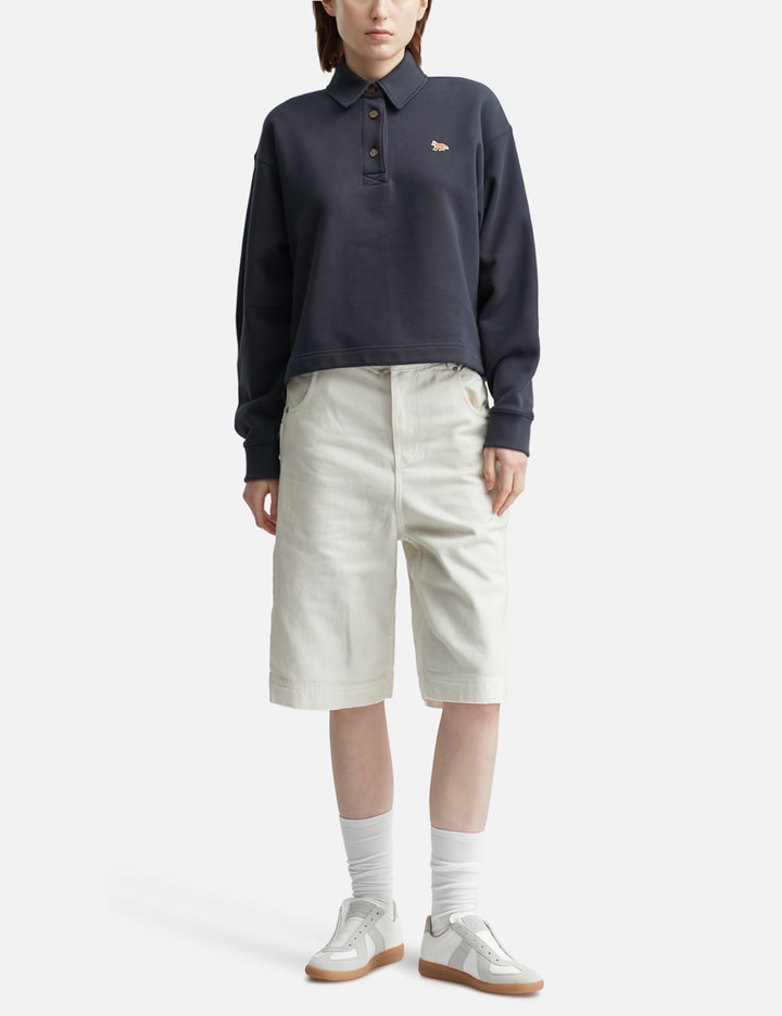 Baby Fox Cropped Polo Sweatshirt