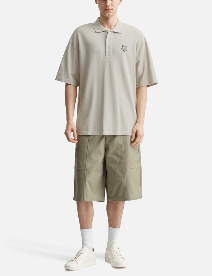 Bold Fox Head Patch Oversize Polo