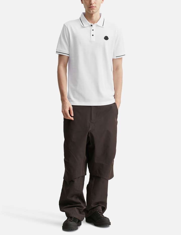 Logo Patch Cotton Polo Shirt