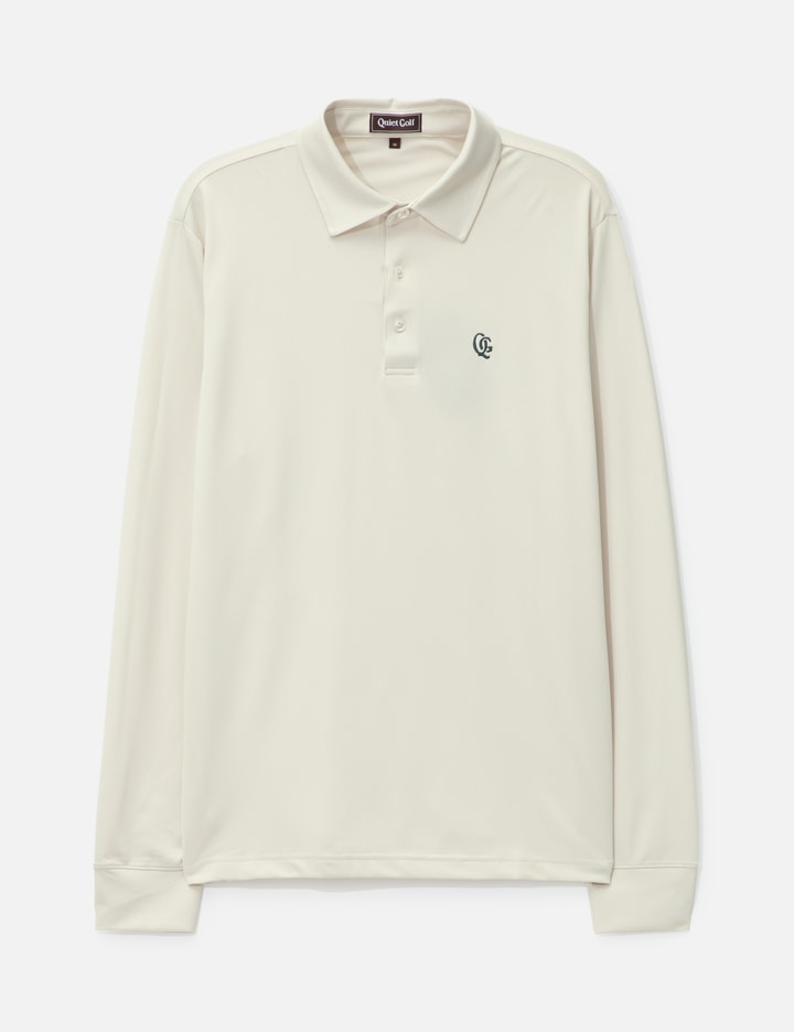 Monogram Long Sleeve Polo