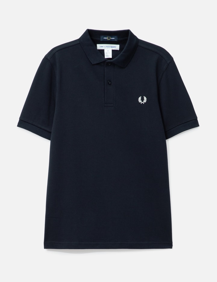 CDG Shirt X Fred Perry Short Sleeve Polo "Freedom is energy"