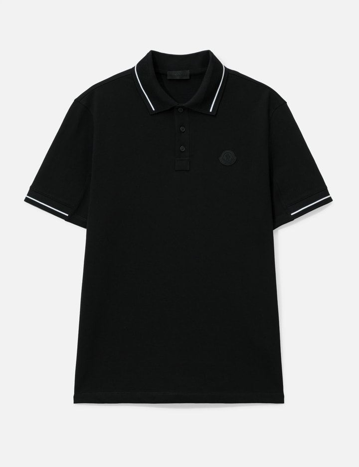 Logo Patch Cotton Polo Shirt