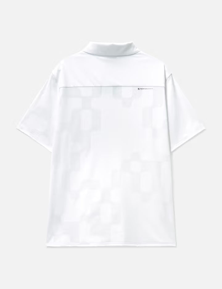 Malbon Performance Mesh Paneled Polo