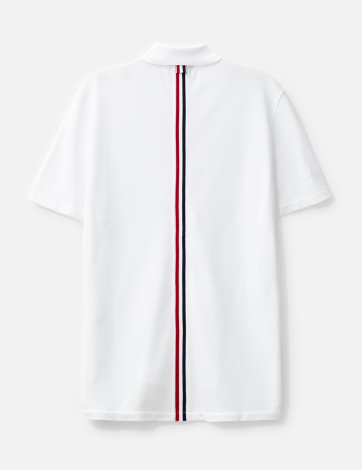 Center Back RWB-Stripe Polo Shirt