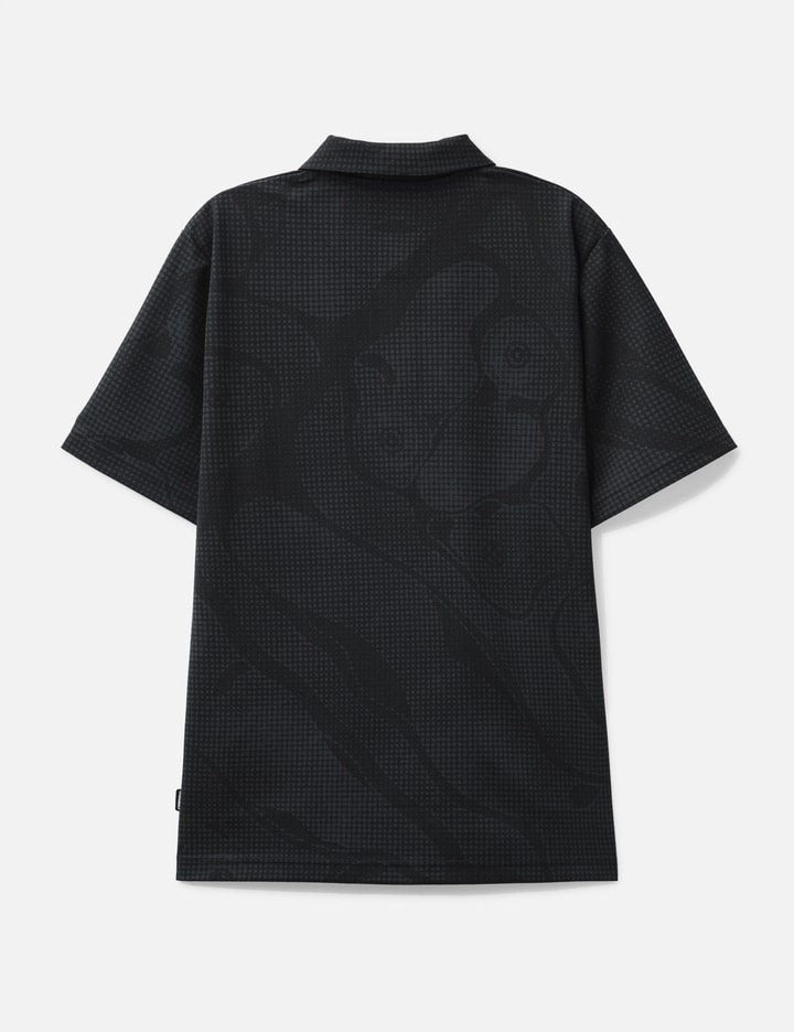 NH x Malbon Golf . Course Camo Pattern Polo Short Sleeve