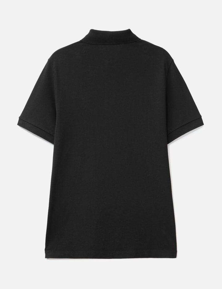 Slim-fit Short-sleeve Polo Shirt With Compass Patch