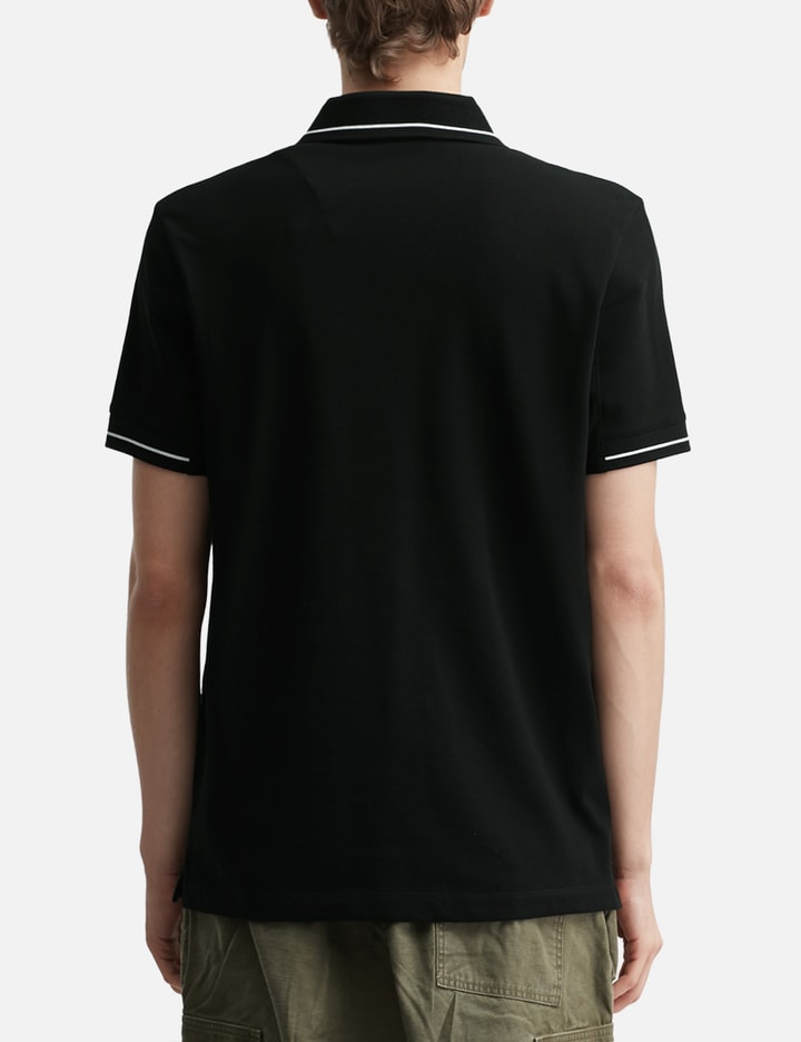 Logo Patch Cotton Polo Shirt
