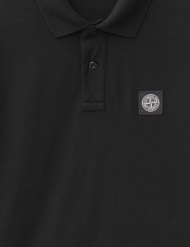Slim-fit Short-sleeve Polo Shirt With Compass Patch