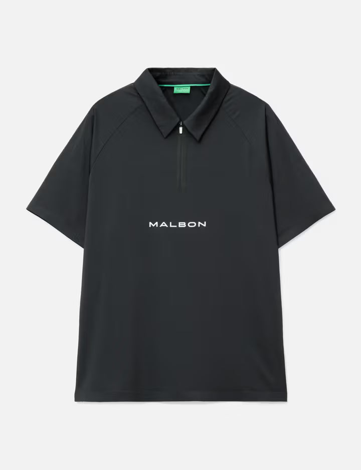 Malbon Performance Zip Raglan Polo