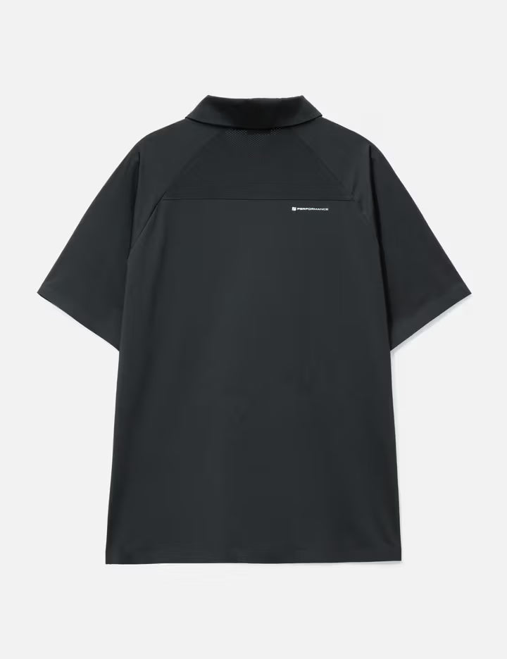 Malbon Performance Zip Raglan Polo
