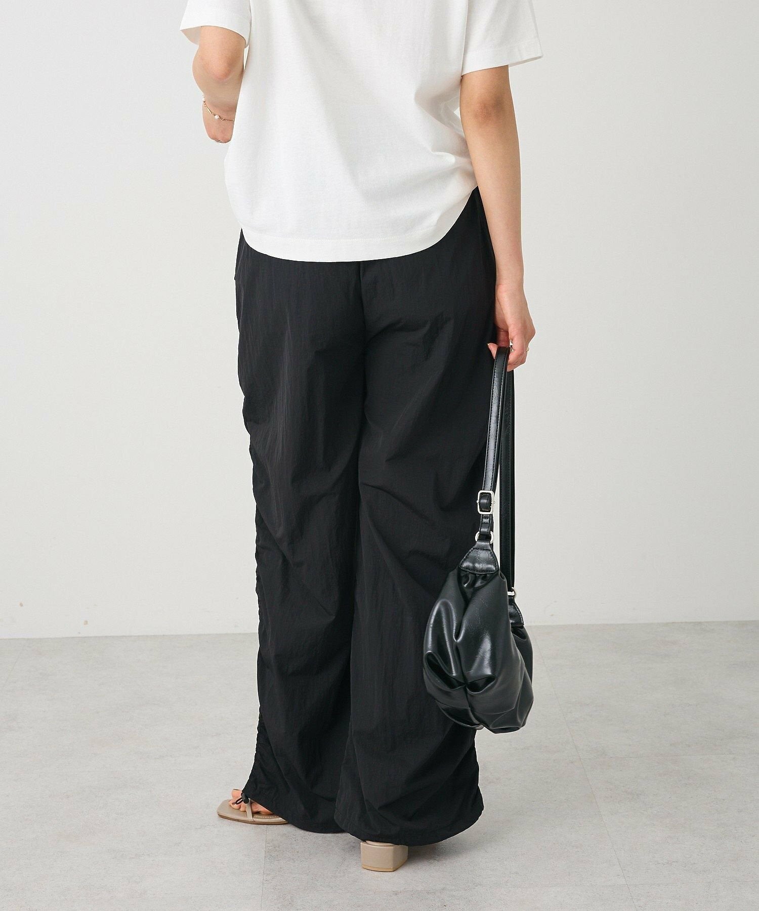 Sui Side Shirred Cargo Pants