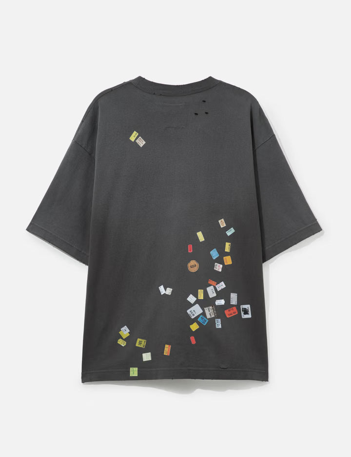Price Tag Sticker Printed T-Shirt