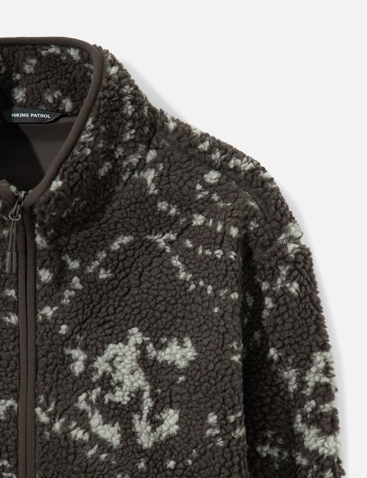 Print Fleece Jacket